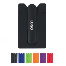 Silicone Cell Phone Wallet With Stand 