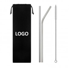 Stainless Steel Drinking Straw Set