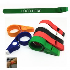 Silicone Slap Band Whistle 