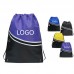 Custom Drawstring Bags with Front Zipper Pocket