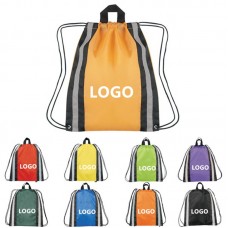 Reflective Drawstring Sports Bag 
