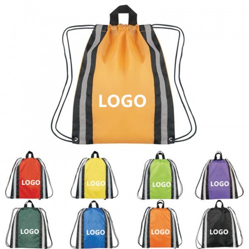 Reflective Drawstring Sports Bag