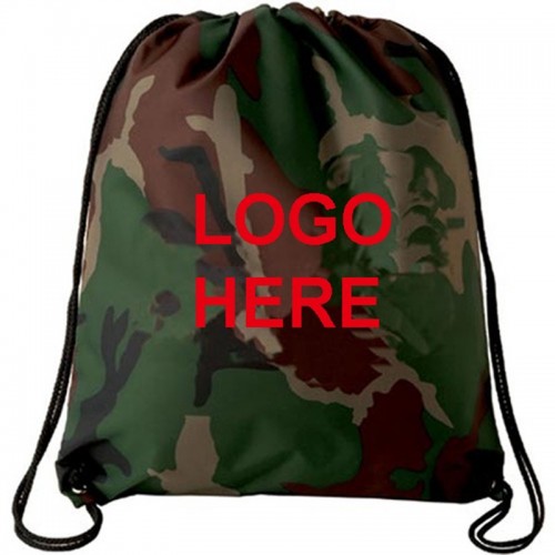 Camouflage Pattern Drawstring backpack