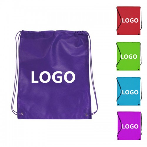 Non woven Cinch Up Drawstring Backpack