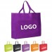 Non-woven Reinforced Metal Grommets Handle Shopper Tote