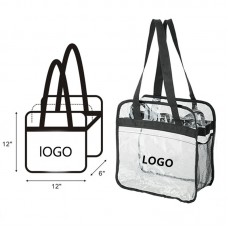 Zippered PVC Clear Tote
