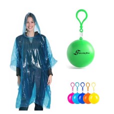 Disposable Unisex Poncho Protective Raincoat 