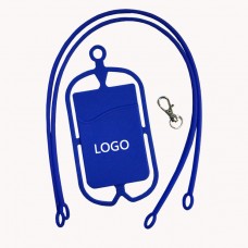 Silicone Lanyard With Phone Holder & Wallet 