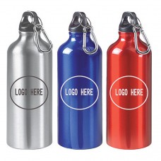 20Oz. Aluminum Sports Water Bottle w/ Carabiner 