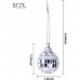 1.2 Inch Mirror Disco Ball-Silver Glass Bright Reflective Hanging Ball