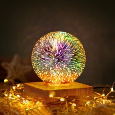 Christmas Crystal Glass Fireworks Starry Sky Heart LED Lamp  Christmas Crystal Glass Fireworks Starry Sky Heart LED Lamp