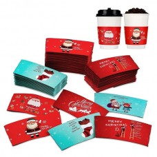 Christmas Hot and Cold Tea Cup Sleeves 