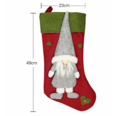 Christmas Socks Santa Claus Gift Treat Bag  Christmas Socks Santa Claus Gift Treat Bag